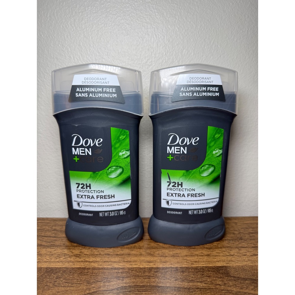 Dove Deodorant Stick Men 3.0oz 2 Pack Gray Extra Fresh NEW
